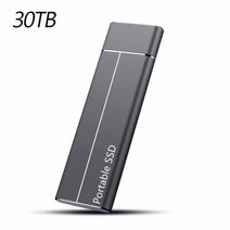 샤오미 휴대용 외장형 하드 SSD USB C 고속 디스크 1TB 2TB 4TB 16TB, 21 30TB Black, 한개옵션1