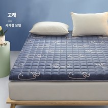 사계절이불 기숙사 봄 순면 가정 호텔 싱글 퀸 킹 학생 기숙사 매트리스 보호 패드 가정용 패딩 이불 싱글 렌탈 룸 전용 1.2 미터 접이식 미끄럼 방지 매트 이불, 180x200cm 항균 원단으로 사계절 다용도로 쉽게, D