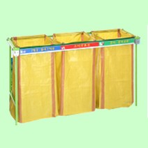 스피트 철재 분리수거대 200L 3구 1800 250 1050mm, 상세페이지 참조