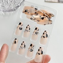 떨샵 인싸 키치 크리스탈 네일팁 인조네일 간편네일팁, 2개, NAIL-N394