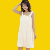 여름 샤워 랩 가운 골프 라운딩 사우나 수영장 극세사 입는 타월, 랩가운_핫핑크
