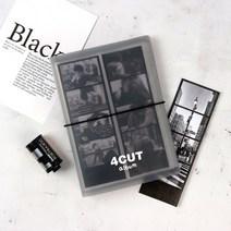 인생네컷 포토북 앨범 바인더 진열 소품 케이스 화이브 블랙 80장 보관