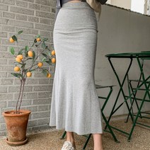 쉐얼유 여성 리린 밴딩 머메이드 롱스커트
