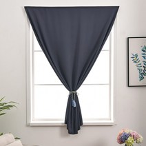 벨크로커튼 찍찍이 커튼 벨크로 가리개 펀치프리 정전 음영 anti-uv 거실 침실 창 쉬운 설치 주방 창 붙이는암막 블라인드