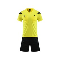 축구 미식축구 유니폼 져지 남자 심판 정장 짧은 소매 Umpire 저지 + 반바지 세트 Rofessional 경쟁 훈련 Tracksuit