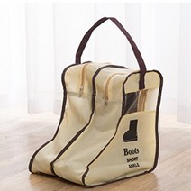 등산화케이스 등산화 가방 신발주머니 새로운 패턴 부직포 높은 부츠 신발 방수 방진 여행 휴대용 신발 보관 신발 주최자