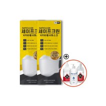 세이프크린 KF80 황사 미세먼지 마스크 대형 100매