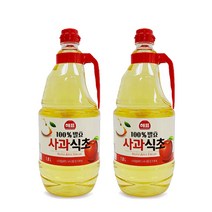 룸804 해표 100% 발효 사과 식초 1.8L 1+1