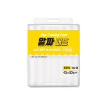 강아지 배변패드 알짜패드 표준형 20g 100매, 1개