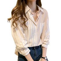 리더스타 여성블라우스 여성셔츠 오버핏 자체제작 블라우스 셔츠