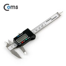 Coms 초정밀 디지털 버니어 캘리퍼스 미니 0-100mm 측정 SBU016, 1개