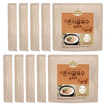 쉐프원 돈사골육수 농축액 500g (25g*20개) x 10개