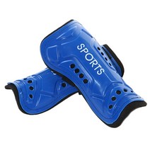 초경량 소프트 축구공 정강이 패드 어린이 축구 가드 스포츠 다리 보호대 1 쌍, [04] blue