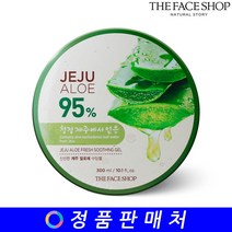 더페이스샵 신선한 제주 알로에 수딩젤 300ml, 제주 알로에 수딩젤(단지형)