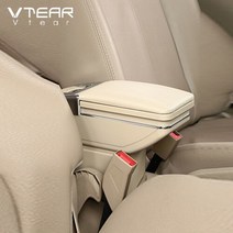 견고한 Vtear-자동차 팔걸이 인테리어 센터 콘솔 보관함 부품 액세서리 스타일링 장식 2016 쉐보레 올랜도, 04 Beige