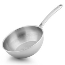 퀸센스 [세신퀸센스]샤이니 통3중 스텐레스 엠보 오일로드 궁중팬 28cm