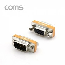 G0685 Coms 모니터 15핀 F / 9핀 M 변환 젠더 VGA RGM D-SUB