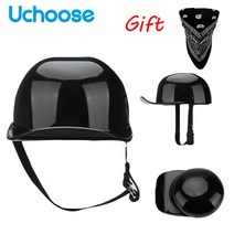 오토바이 자전거 레이서 모토 사이클 레이싱 라이딩 오프로드 안개 방지 헬멧 성인 오픈 페이스 여름 레트로 빈티지 하프 야구 모자 어린이 승마 크로스 남성 ​​여성, XL, 1a