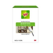 3M 올인원 먼지떨이 스타터팩 핸들 + 리필 14개, 흰색, 3개