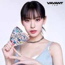 바반트 x 사쿤 새부리형 패션디자인 노제마스크 50매 대형 중형 소형, 바반트 두들화이트 소형 50매