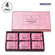 ROYCE 일본 선물용 로이스 프라피유 쇼콜라 초콜릿 딸기맛 30개입 x 4세트