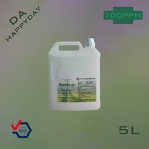 손소독제 만들기 이산화염소수 화장실 옷장 침대 이불 카펫 신발 살균소독 반려동물 냄새처리 만나오투 5L 20L, 1개