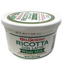 코스트코 벨지오이오조 홀밀크 리코타 1.36kg 아이스포장, 1개