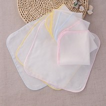 레이스 하얀손수건 손수건 스캘럽