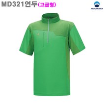메덱스 (MD321LG) 남녀공용 고급싱글스판원단 기능성차이나반팔카라티_라인몰티셔츠
