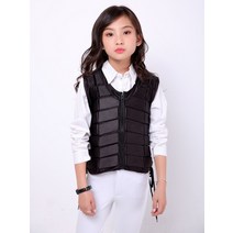 승마조끼 초보자 입문용 개인용 조끼 베스트, 기타 사이즈개, 블랙 CL호(키즈 1.4m 내외)