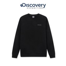 [한정특가] 남녀공용 디스커비리 뉴 스몰로고 맨투맨 DXMT21031-BKS