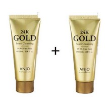 ANJO 앙쥬 프로페셔널 24k 골드 폼 클렌징 100ml+100ml