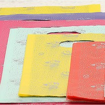 노크원 쇼핑백, 100매입, 02HD쇼핑백_5호 노랑(26 x 36)