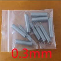 압축스프링 판 토션 인장 금형 코일 스프링 10 개/묶음 0.2mm 스테인레스 스틸 인장 스프링 O 후크 연장, 03 30mm_02 0.4mm_03 3mm