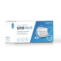 휴비타 3중 멜트블로운 MB필터 일회용 덴탈 마스크 50매 화이트, 1팩