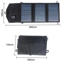 태양 전지판 아파트 태양열 새로운 120w 플러스 사이즈 전지 패널 충전기 접이식 5v, 560mmx180mm 120w