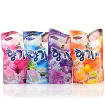 산도깨비 향기속으로 리필 1300ml /4종 택1/섬유유연제/정전기방지/구김방지/의류/섬유/아기옷/세탁, 후로랄향