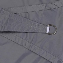 캠핑 파라솔 다중 크기 그늘막 방수 캐노피 UV 블록 천막 야외 파티오 정원 뒷마당, Grey+2x5m