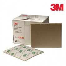 3M 곡면부위 연마재 스펀지 페파 샌딩 사포 빼빠 인테리어 금속 찌든때 DIY, 02604 (320~400방)