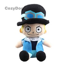 20-25 cm Anime 원피스 Luffy Trafalgar Law 에이스 플러시 장난감 인형 Peluche 인형 아기 어린이 생일 선물 New Arrivals, Sabo 23 cm