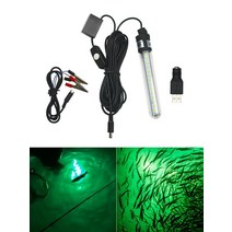 5-12v 낚시 빛 led 수중 낚시 빛 미끼 어군 탐지기 램프, USB 블루