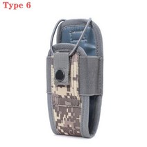 무전기 파우치 멜빵 가방 보관함전술 Molle 라디오 주머니 워키 토키 홀더 가방 허리 벨트 팩 나일론 휴대, 26 Type 6