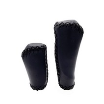 자전거 손잡이 핸들 그립 바엔드 산악 바 커버 복고풍 사이클리스트 기계식 디자인 바 바, 2-검은 색