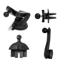 차량용 거치대 전용 부속품 17mm CD슬롯 대시보드거치대 집게형거치대, 360도 스윙거치대