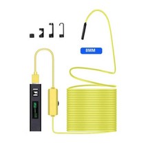 무선 내시경 USB Borescope 검사 카메라 1200P HD WiFi Snake Camera with 8 LED for Android IOS iPhone Tablet PC, 1200P Yellow, 1m_8mm | CHINA