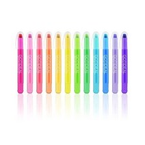 GOTIDEAL No Bleed 성경 형광펜 12 팩 모듬 색상 젤 펜 세트 학교 마커