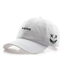 남녀공용 엑스마일 레터링 볼캡 AC45