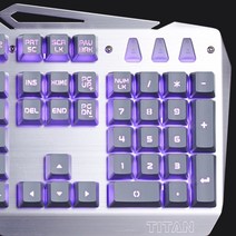 큐밸리 스톰X TITAN SE 게이밍게임용 LED 키보드 실버, 본상품선택, 본상품선택, 본상품선택