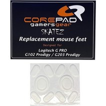 Corepad Skatez 마우스 솔 Logitech G PRO / G PRO HERO / G102 Prodigy / G203 Prodigy 2set