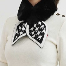 여자 겨울 목도리 라운딩 골프 넥워머 니트 머플러